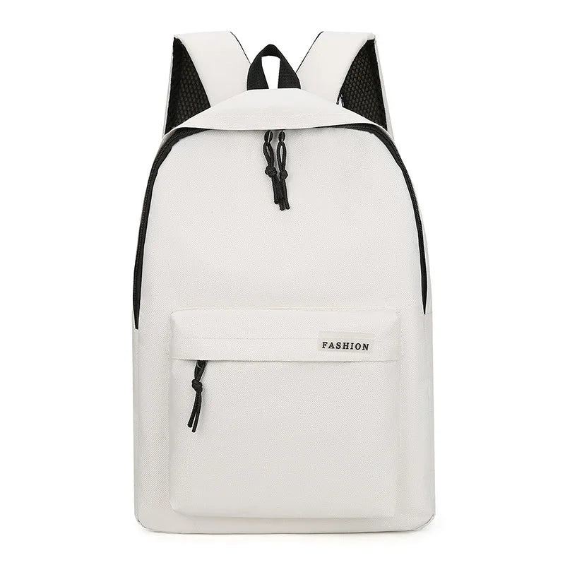 Backpack Simple New Style College Style Small Backpack Travel Lightweight Korean Version Junior High School Double Shoulder Bags