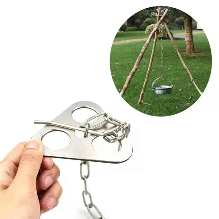 Portable Campfire Cooking Tripod