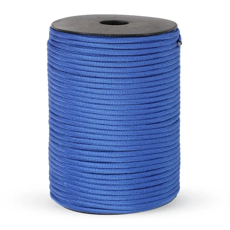 550 Paracord 9 Strand 4mm 100M Outdoor Survival Parachute Rope For Tent Fixing Keychain Lanyard