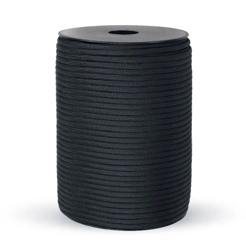 550 Paracord 9 Strand 4mm 100M Outdoor Survival Parachute Rope For Tent Fixing Keychain Lanyard