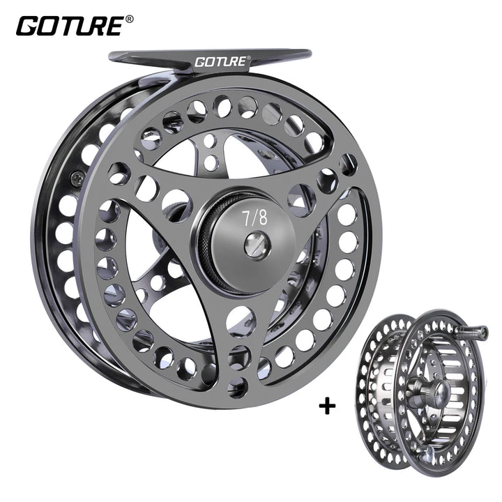 CNC-Machined Large Arbor Fly Fishing Reel