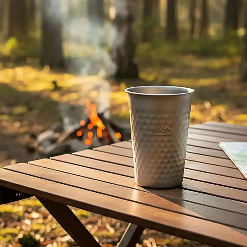 350-600ml Pure Titanium Drinking Cups Water Tumblers Ultra-Light Coffee Juicy Cups for Home Outdoor Camping Picnic Beer Cups