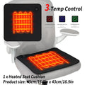 Winter Camping Gear- Sleeping Electric Heating Pads 3 Temp Adjustament Heating Cushion Pad Cold Resistant for Outdoor Sports Mat