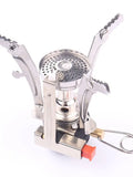 Portable Aluminum Alloy Camping Gas Stove, Lightweight Outdoor Cooking Furnace for Picnic Survival Backpacking