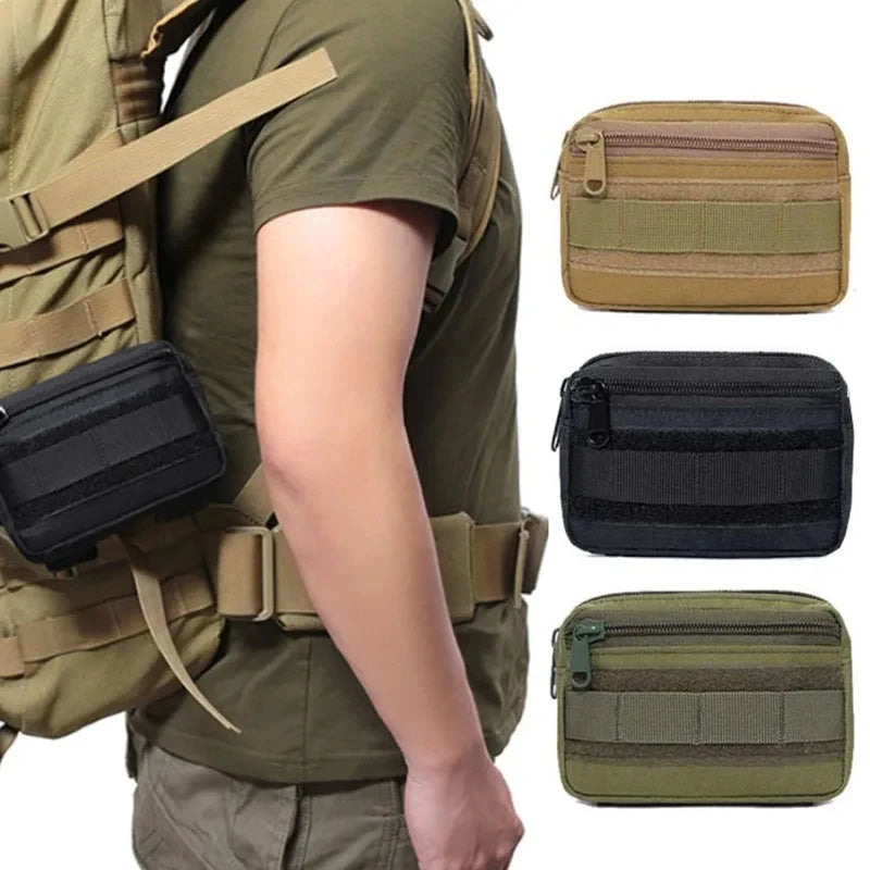 Molle Utility EDC Waist Bag Tactical PouchMedical First Aid Bag Belt Pouch OutdoorSports Hunting Bag