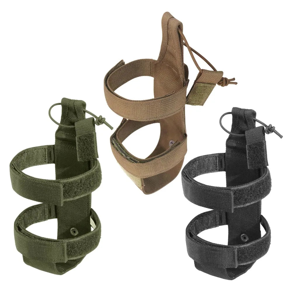Field Adjustable Water Bottle Bag Portable Water Cup Waist Bag Bottle Holder Outdoor Backpack Accessory for Camping Hiking