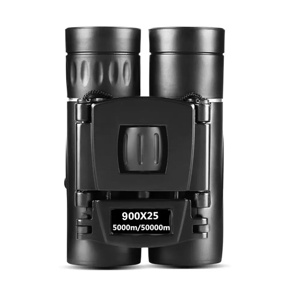 High-Powered 900x25 Mini Binoculars BAK4 Prism Waterproof Outdoor Optics for Travel Bird Watching Sports