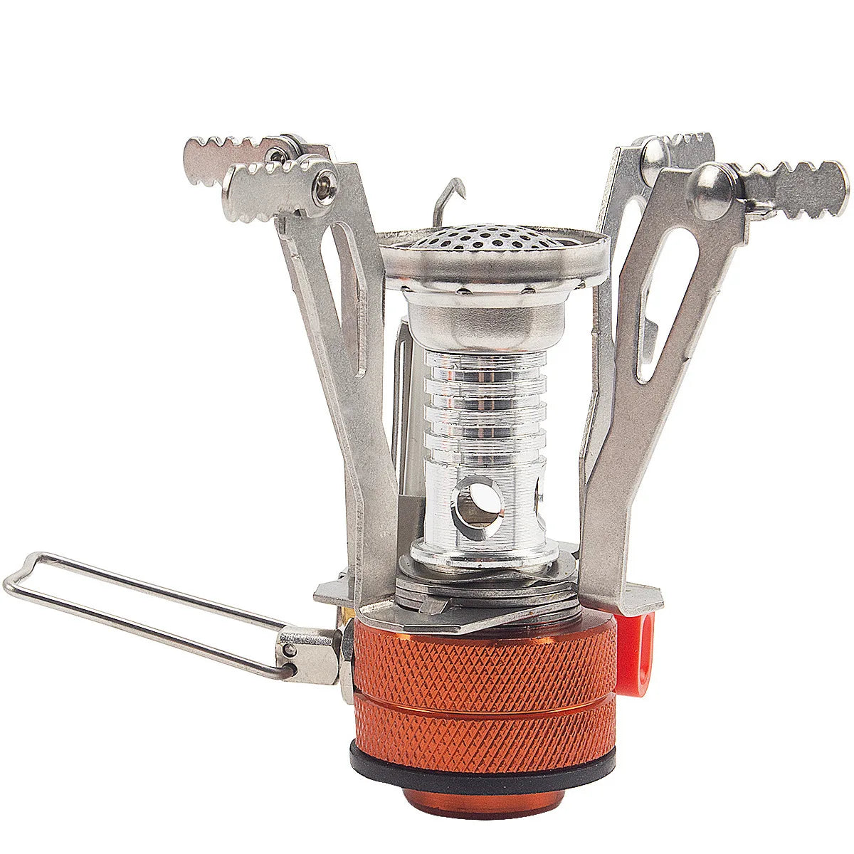 Portable Aluminum Alloy Camping Gas Stove, Lightweight Outdoor Cooking Furnace for Picnic Survival Backpacking