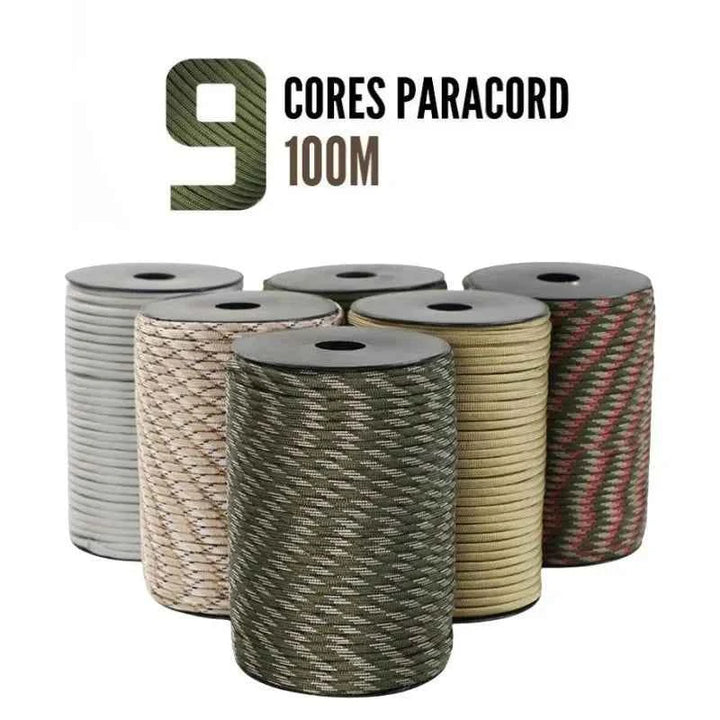 550 Paracord 9-Strand Durable Outdoor Rope