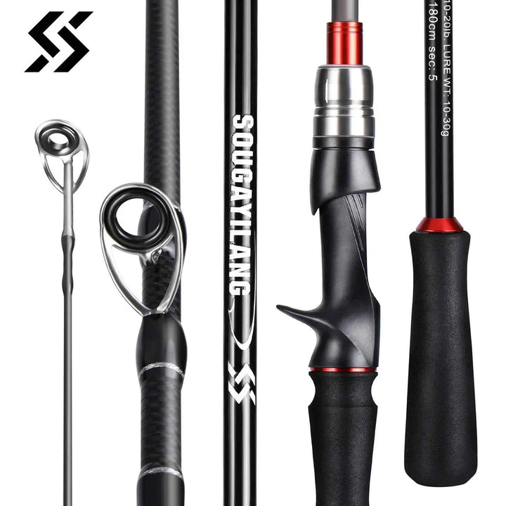 Carbon Fiber Fishing Rod with EVA Handle