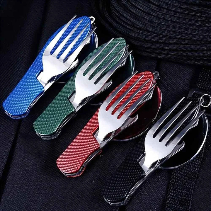 Compact Folding Utensil Set