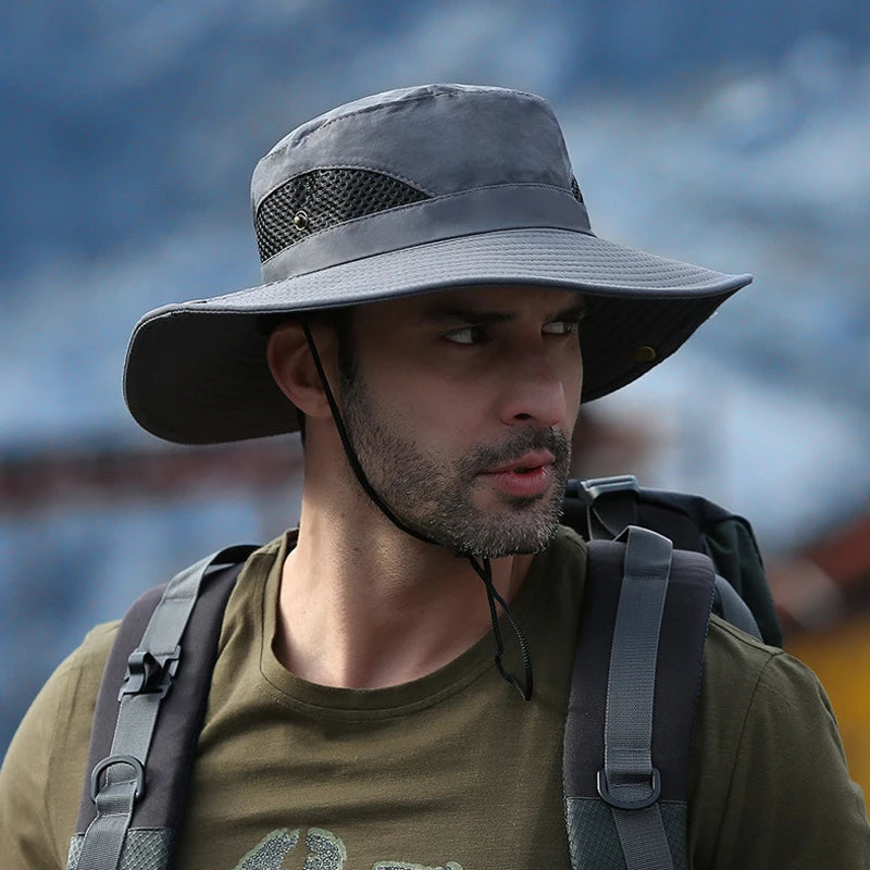 Uv Protection Bucket Hat Breathable Fishing Sun Hat Lightweight Hiking Bucket Hat Summer Outdoor Upf Sun Hat
