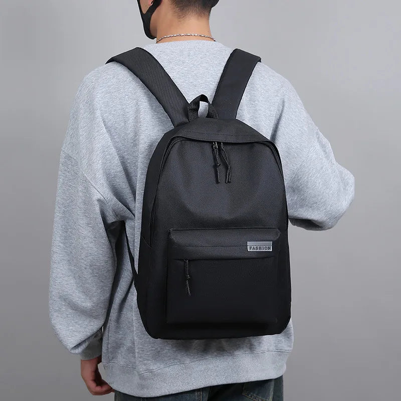 Backpack Simple New Style College Style Small Backpack Travel Lightweight Korean Version Junior High School Double Shoulder Bags