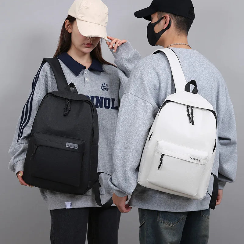 Backpack Simple New Style College Style Small Backpack Travel Lightweight Korean Version Junior High School Double Shoulder Bags