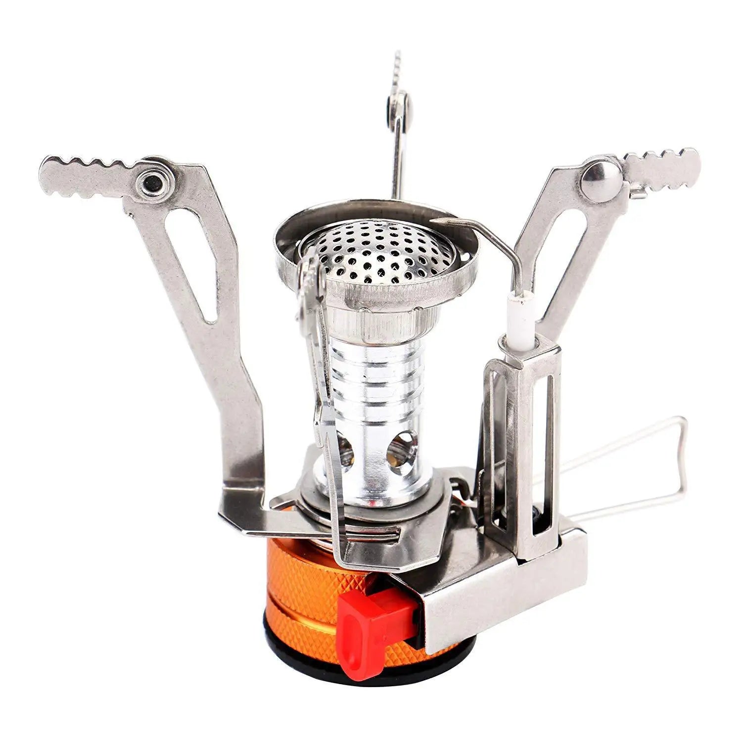 Portable Aluminum Alloy Camping Gas Stove, Lightweight Outdoor Cooking Furnace for Picnic Survival Backpacking