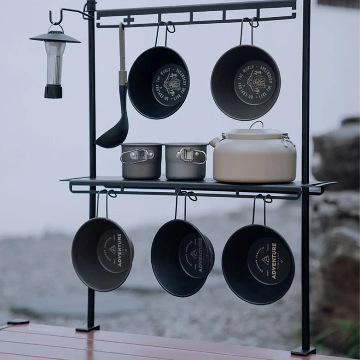 Outdoor Aluminum Foldable Storage Rack