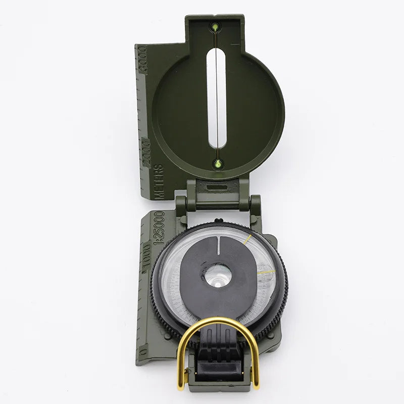 Professional Waterproof High Precision Metal Compass for Outdoor Sports Hiking Mountaineering Military Army Outdoor Gadget
