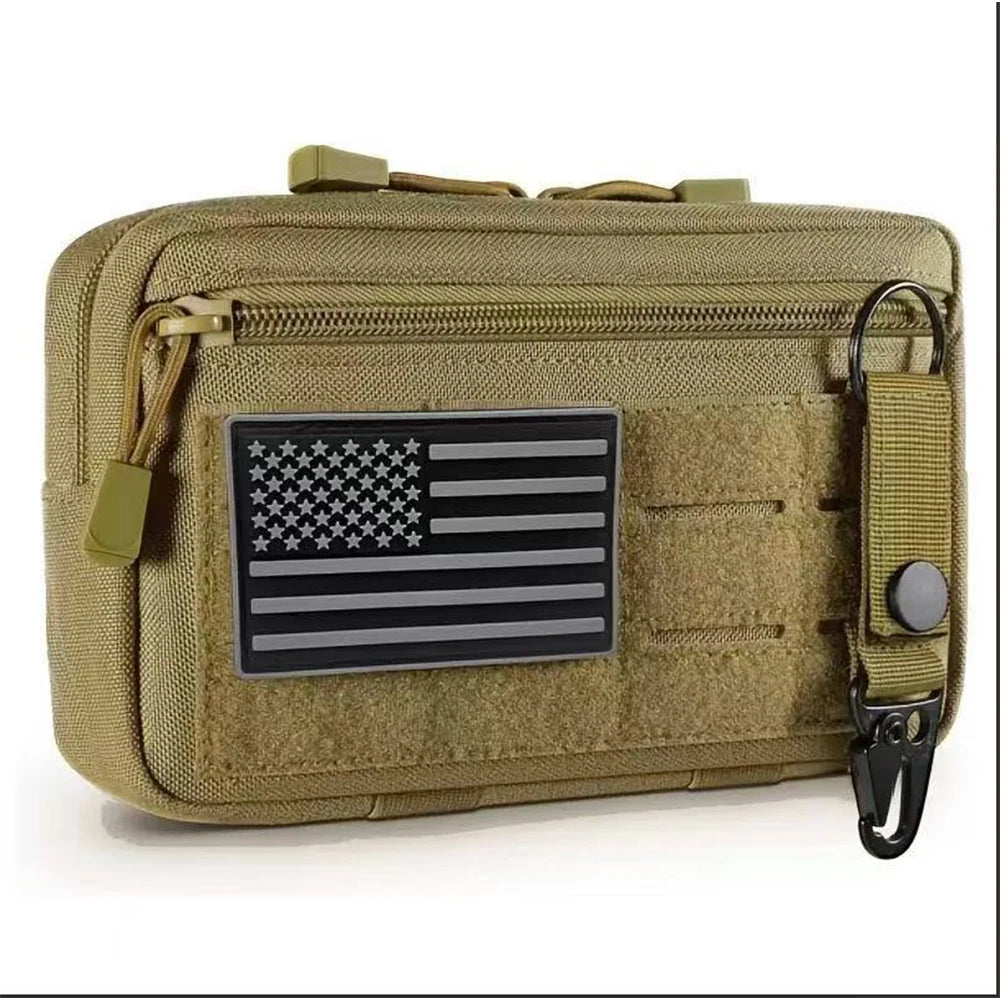 Tactical Molle EDC Pouch Outdoor First Aid Kit Pouch Compact Waist Pack Emergency EMT Utility Tool Pouch For Hunting Hiking