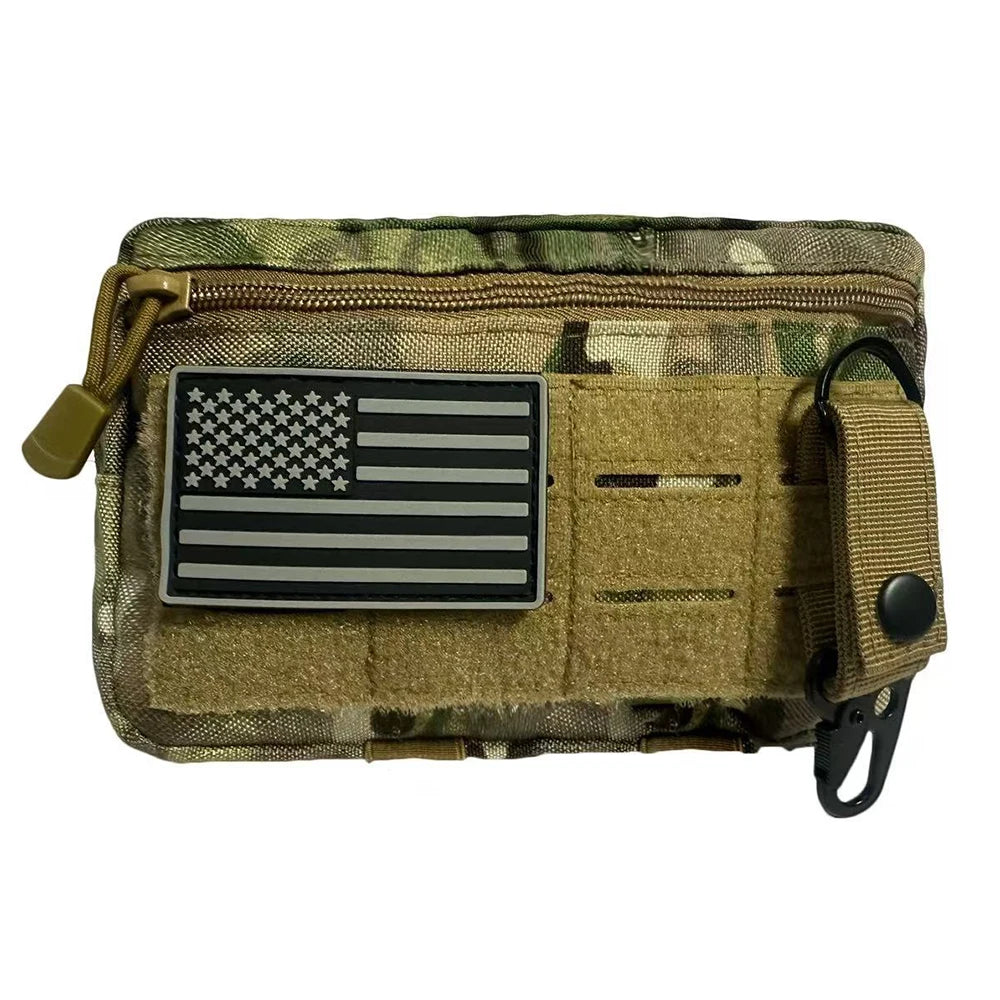 Tactical Molle EDC Pouch Outdoor First Aid Kit Pouch Compact Waist Pack Emergency EMT Utility Tool Pouch For Hunting Hiking