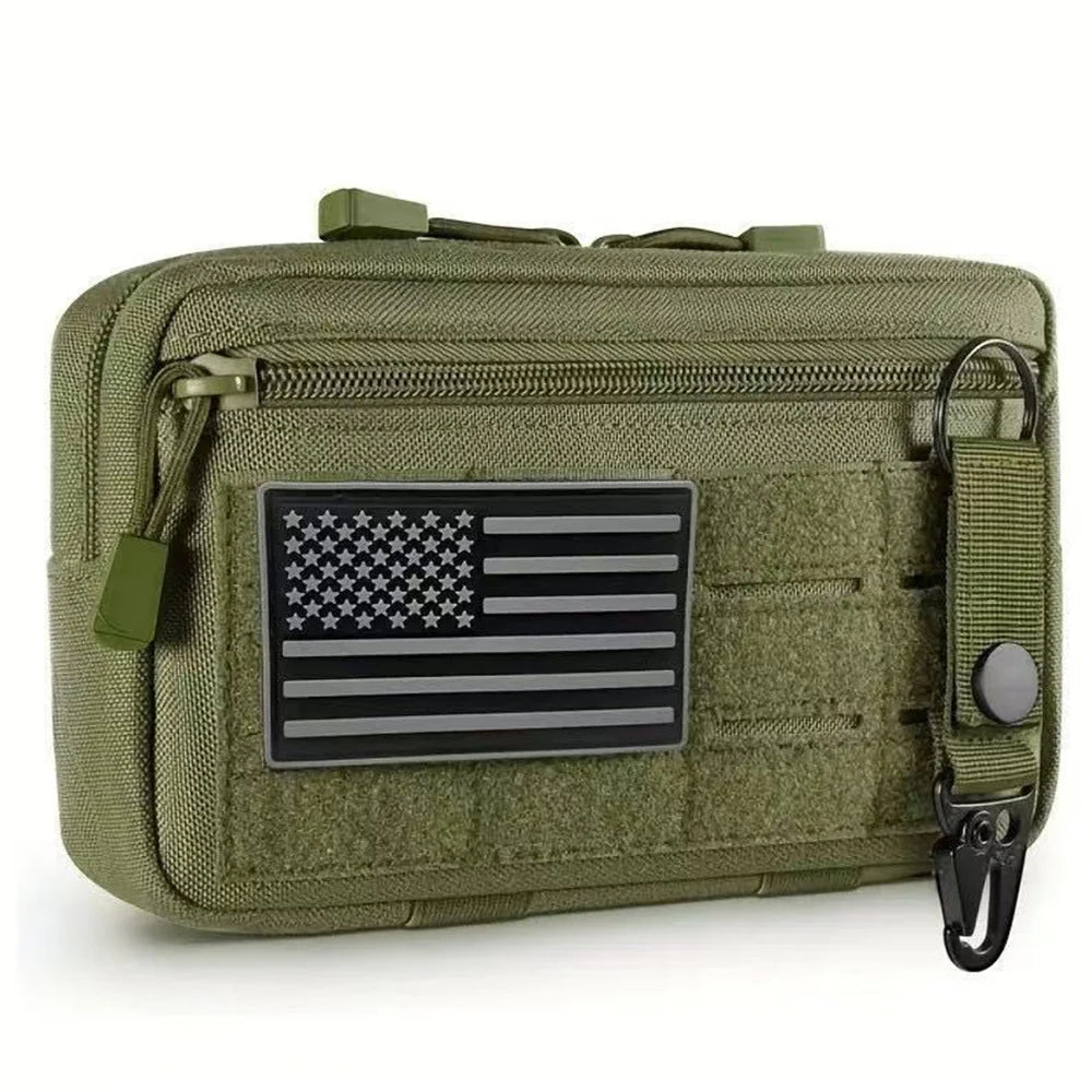 Tactical Molle EDC Pouch Outdoor First Aid Kit Pouch Compact Waist Pack Emergency EMT Utility Tool Pouch For Hunting Hiking
