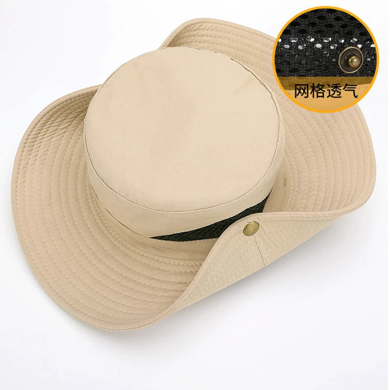 Uv Protection Bucket Hat Breathable Fishing Sun Hat Lightweight Hiking Bucket Hat Summer Outdoor Upf Sun Hat
