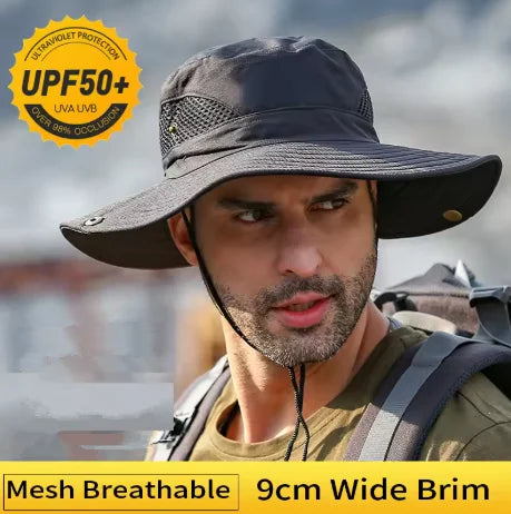 Uv Protection Bucket Hat Breathable Fishing Sun Hat Lightweight Hiking Bucket Hat Summer Outdoor Upf Sun Hat