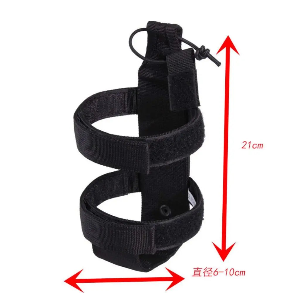 Field Adjustable Water Bottle Bag Portable Water Cup Waist Bag Bottle Holder Outdoor Backpack Accessory for Camping Hiking