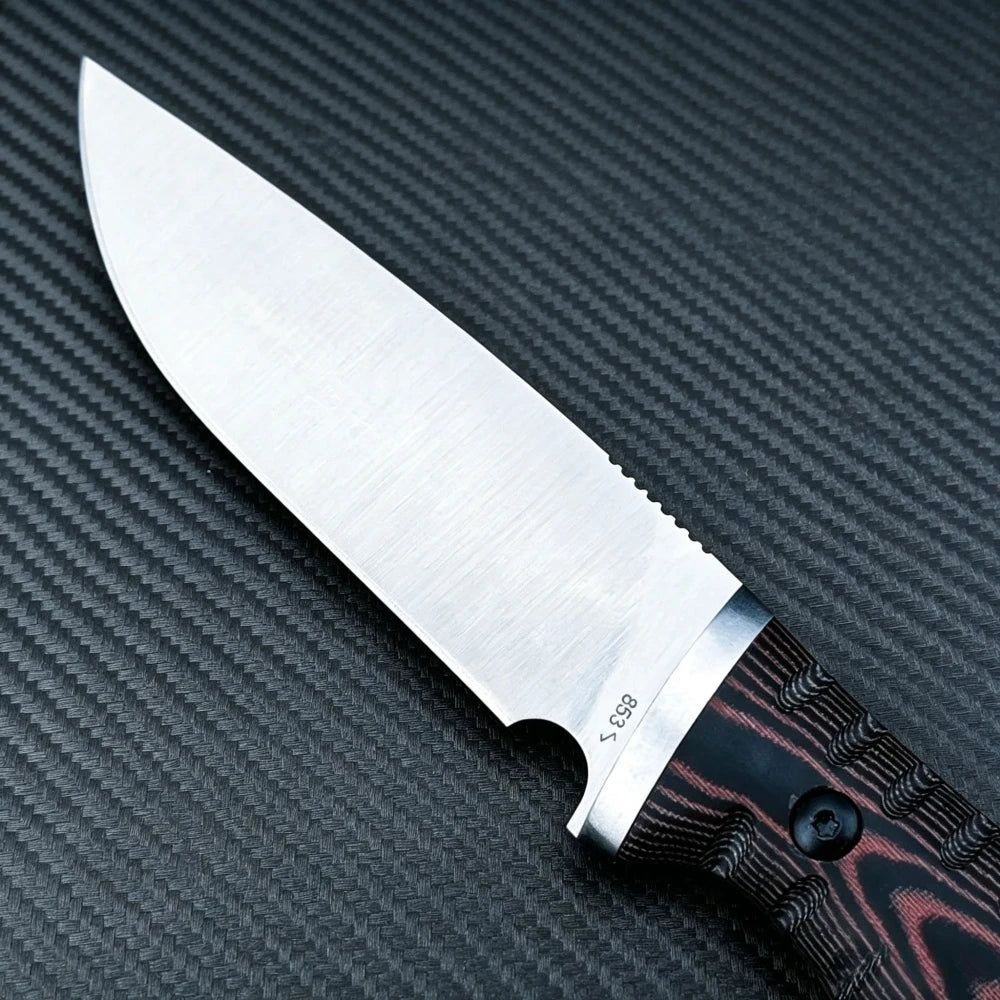 853 Portable Outdoor Activities Gear Camping Fishing Climbing Essential Wilderness Adventure Rock Climbing Fixed Knife EDC Tools