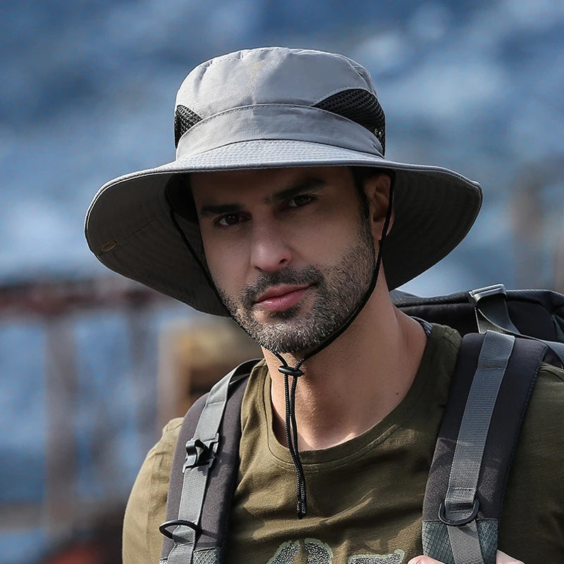 Uv Protection Bucket Hat Breathable Fishing Sun Hat Lightweight Hiking Bucket Hat Summer Outdoor Upf Sun Hat